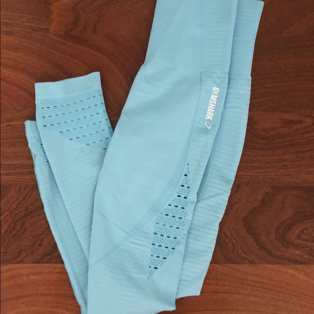 Blue Seamless Gymshark Leggings